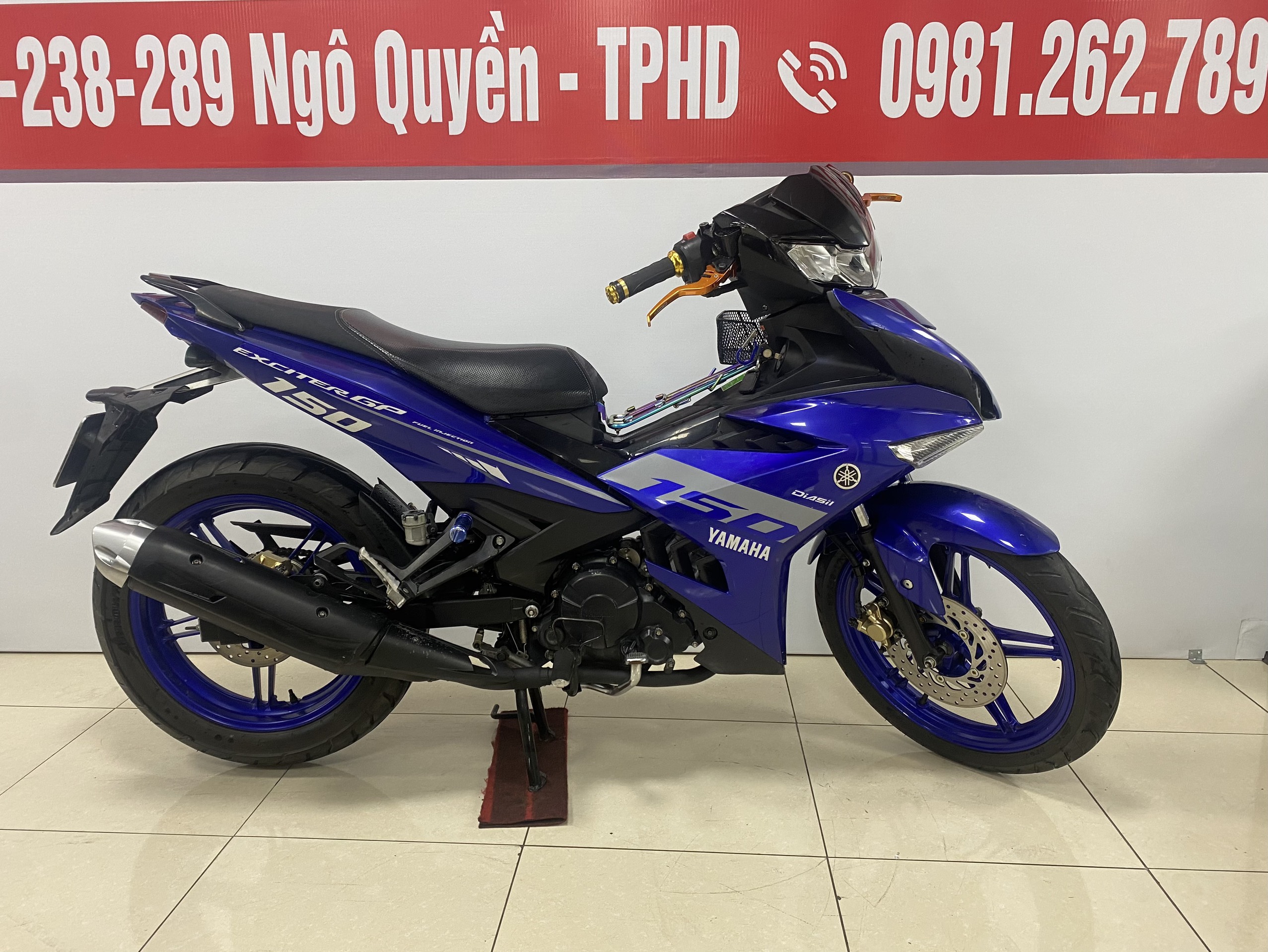 Yamaha Exciter 150 màu xanh GP đời mới 2019 ở Hà Nội giá 348tr MSP 1190203