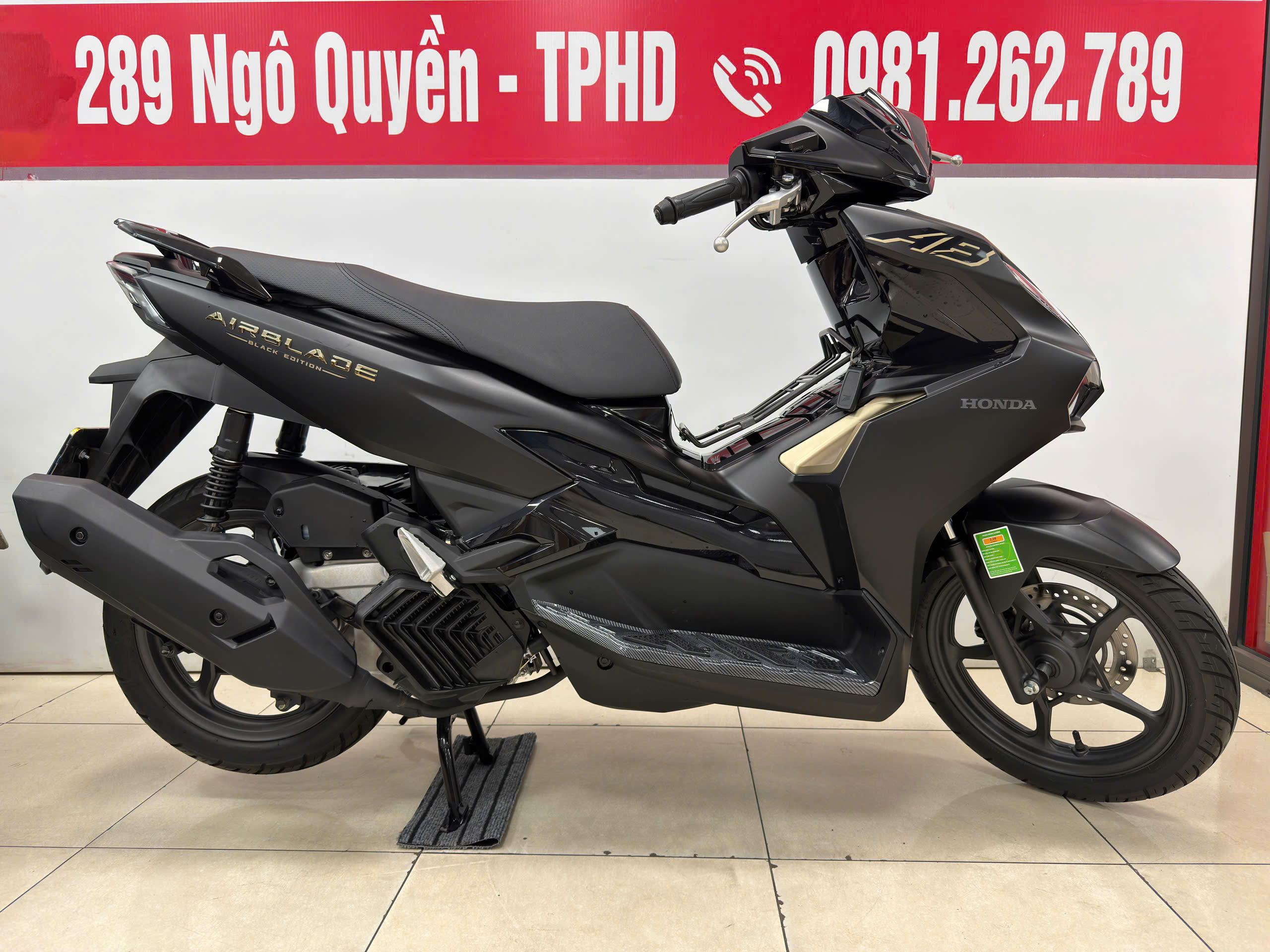 Air Blade 125cc-đen nhám đời 2025 chạy 600Km(34AA-337.11)