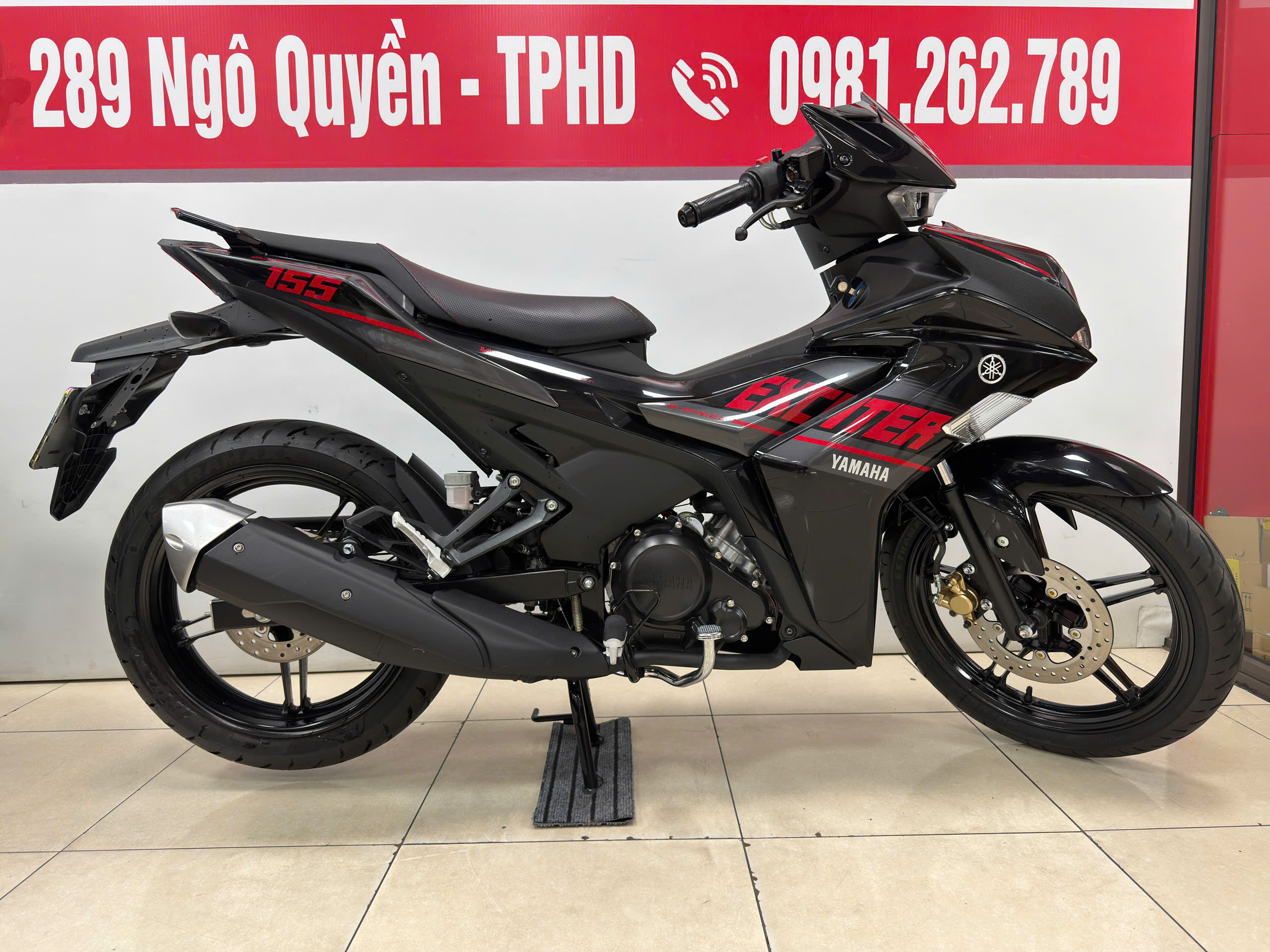 Exciter 155cc-đen bóng đăng ký 2025 chạy 900Km(34AL-051.61)