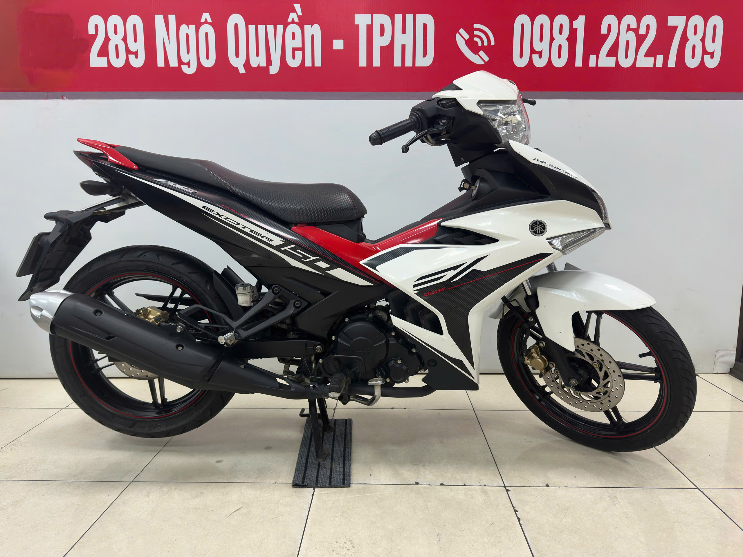 Exciter 150cc-trắng đời 2017(34B3-554.86)